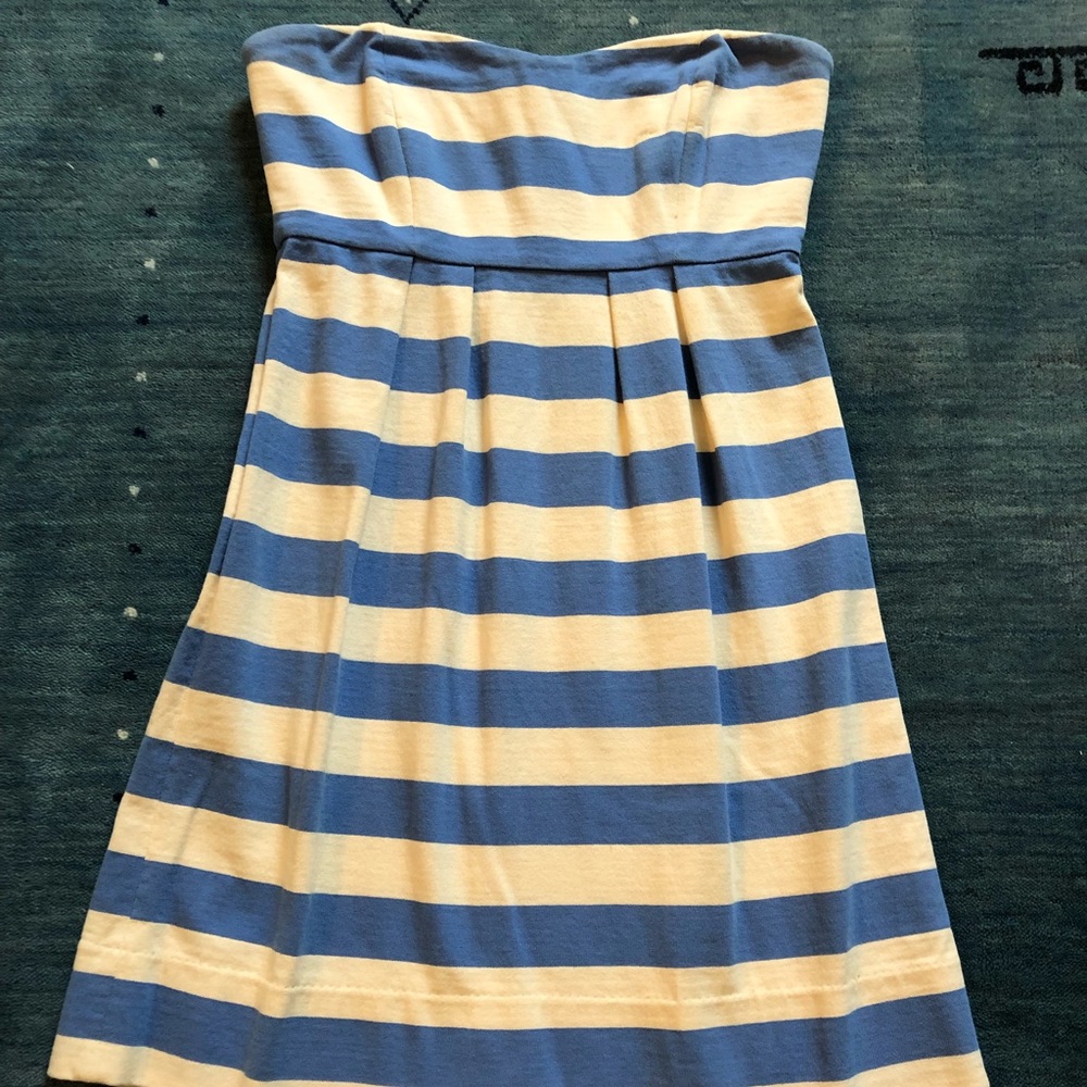 J Crew strapless jersey dress